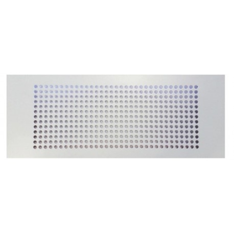 Grille rectangulaire Blanche RAL9010 200x100