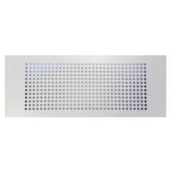 Grille rectangulaire Blanche RAL9010 300x100