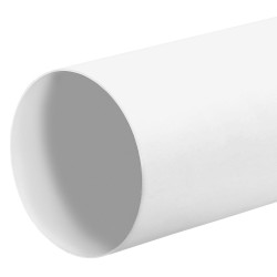 Rallonge 500 mm plastique blanc pour té de raccordement DN125
