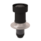 Teminal isolé DN160 avec solin toit plat