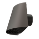 Terminal mural prise et rejet d'air PP Anthracite DN 180