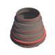 Adaptateur à joints pour caisson multi-config. DN125-D200 