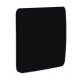 Bouche extra/insuffl plastique AUREA DN125, Noir 9011, joint, plafond