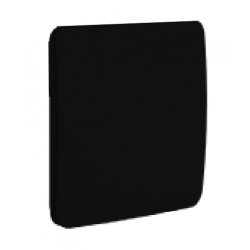 Bouche extra/insuffl plastique AUREA DN125, Noir 9011, joint, plafond
