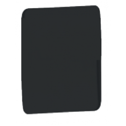 Bouche extra/insuffl plastique AUREA DN125, Gris 7016, joint, plafond
