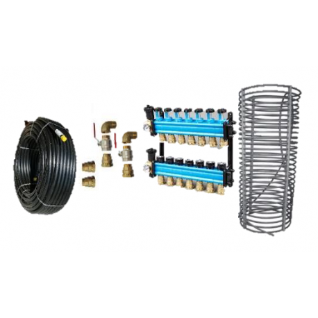 Kit Géothermique 6 Corbeilles DN25