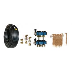 Kit Capteur Géothermique 4 Couronnes 100m DN32 