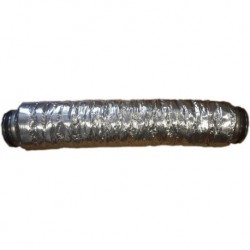 Silencieux DN160x0,5m sans laine de verre/minérale