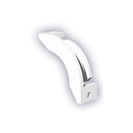 Renvoi d'angle pour bouche cuisine à cordon en plafond